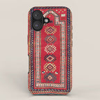 Kazak Southwest Caucasus Niche Rug Print iPhone Case Gallery Image 1