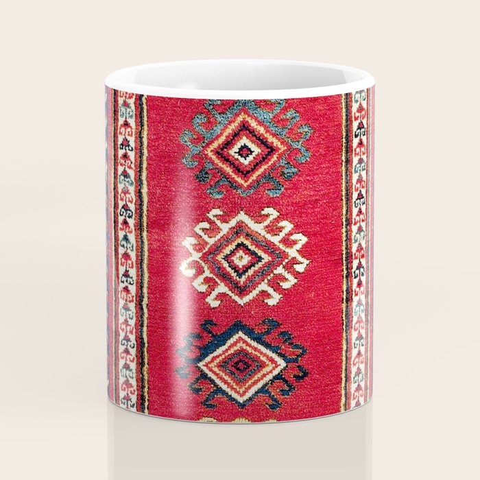 Kazak Southwest Caucasus Niche Rug Print Coffee Mug Gallery Image 4