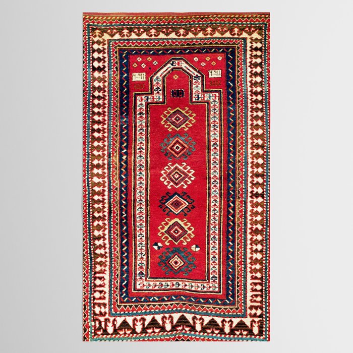 Kazak Southwest Caucasus Niche Rug Print Tablecloth Gallery Image 2
