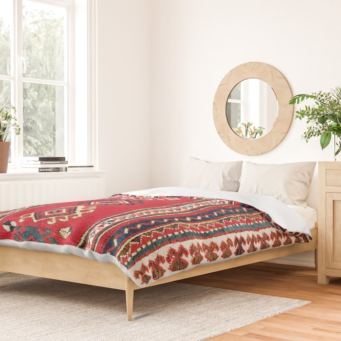Kazak Southwest Caucasus Niche Rug Print Duvet Cover Gallery Image 2