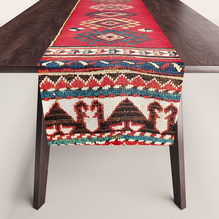 Kazak Southwest Caucasus Niche Rug Print Table Runner Gallery Image 1