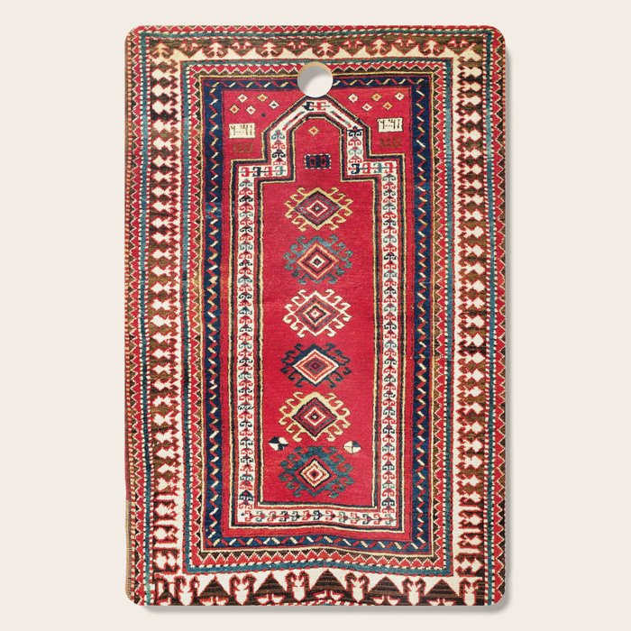Kazak Southwest Caucasus Niche Rug Print Cutting Board Gallery Image 1
