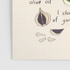 Pesto. Illustrated Recipe. Poster Gallery Image 3