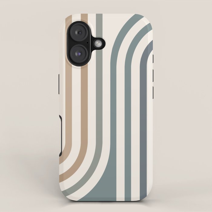 Bold Curvature Stripes II iPhone Case Gallery Image 1