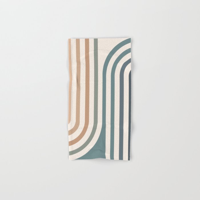 Bold Curvature Stripes II Bath Towel Gallery Image 1