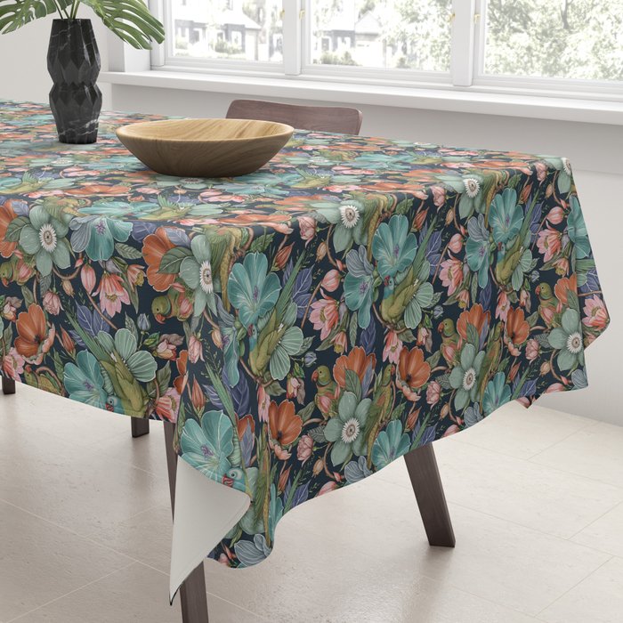 Birdsong Garden Delight Tablecloth Gallery Image 3