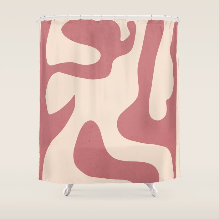 Modern Abstract Shapes 88 Shower Curtain Gallery Image 1