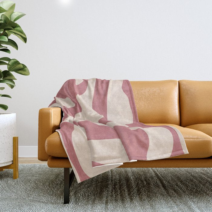 Modern Abstract Shapes 88 Throw Blanket Gallery Image 1