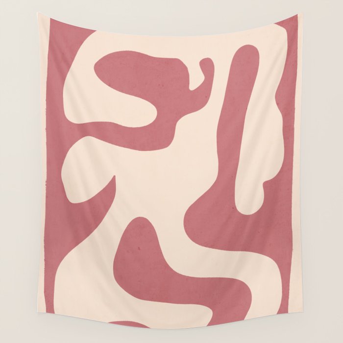 Modern Abstract Shapes 88 Wall Tapestry Gallery Image 4