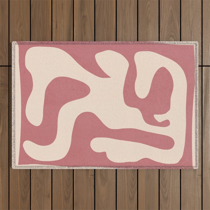 Modern Abstract Shapes 88 Outdoor Rug Gallery Image 1
