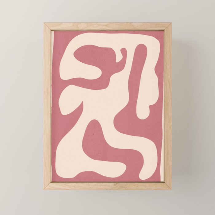 Modern Abstract Shapes 88 Mini Art Print Gallery Image 1