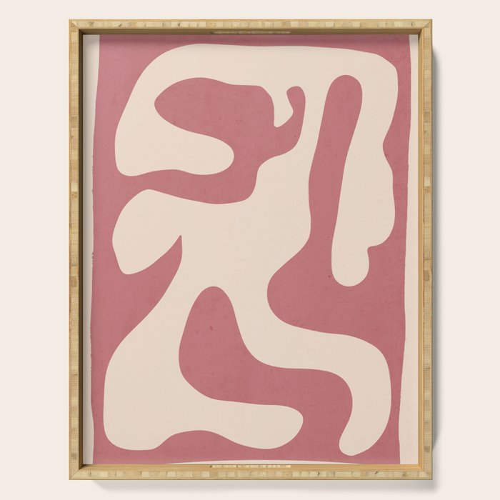 Modern Abstract Shapes 88 Serving Tray Gallery Image 1