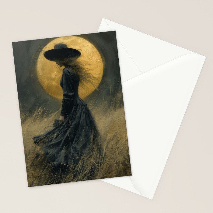 Moon Witch Stationery Card Gallery Image 2
