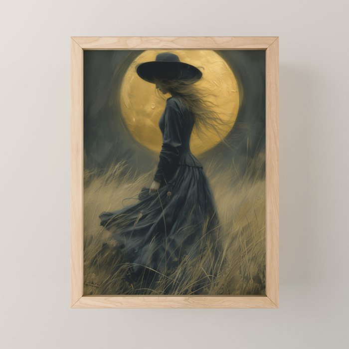 Moon Witch Mini Art Print Gallery Image 1