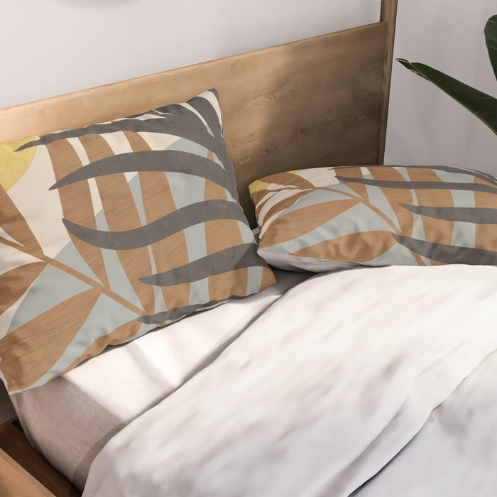 Abstract Tropical Art IV Pillow Sham Gallery Image 2