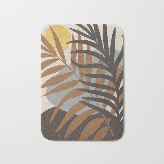 Abstract Tropical Art IV Bath Mat Gallery Image 1