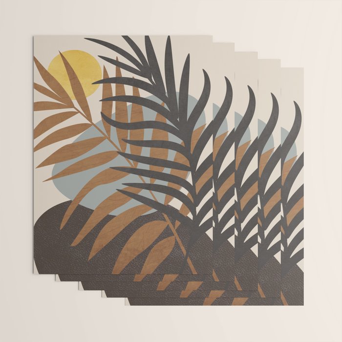 Abstract Tropical Art IV Wrapping Paper Gallery Image 3