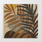 Abstract Tropical Art IV Wood Wall Art Gallery Image 1