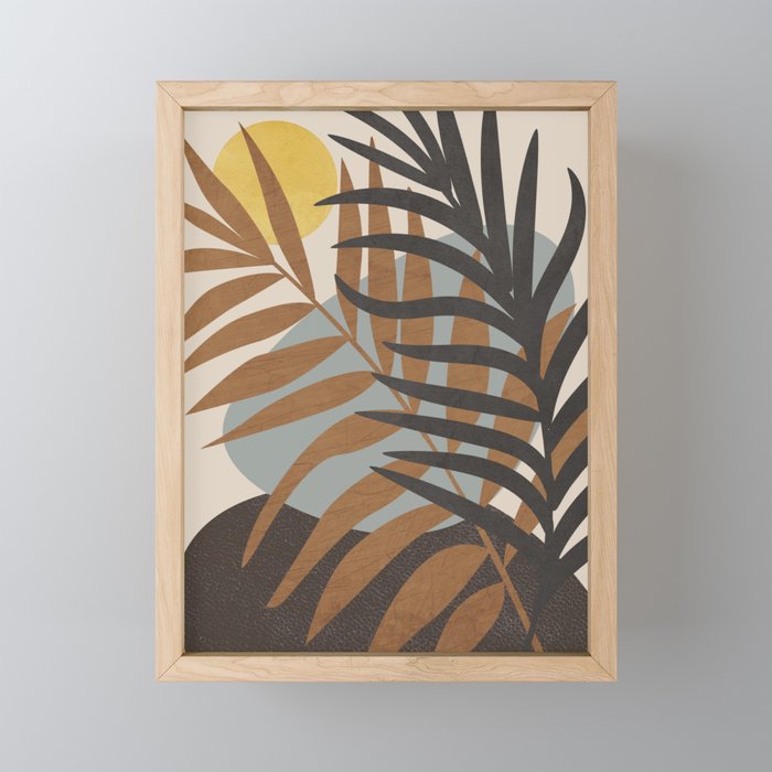 Abstract Tropical Art IV Mini Art Print Gallery Image 1