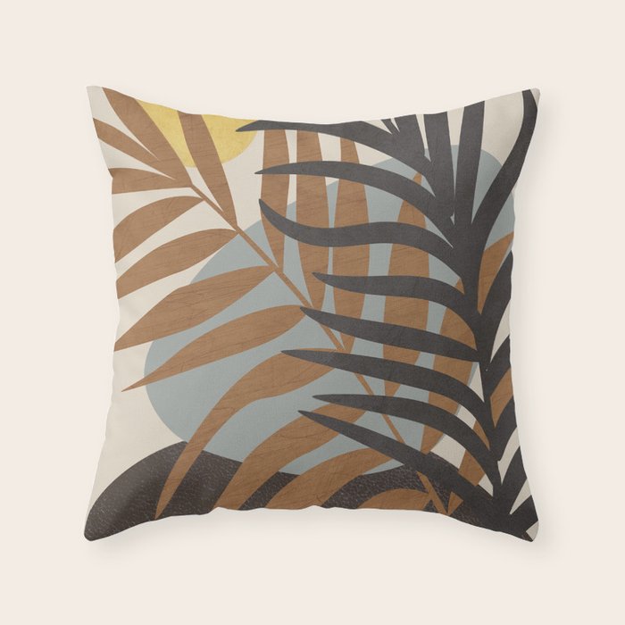 Abstract Tropical Art IV Throw Pillow Gallery Image 6