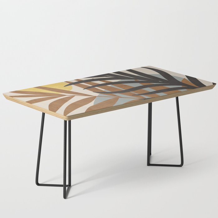 Abstract Tropical Art IV Coffee Table Gallery Image 1