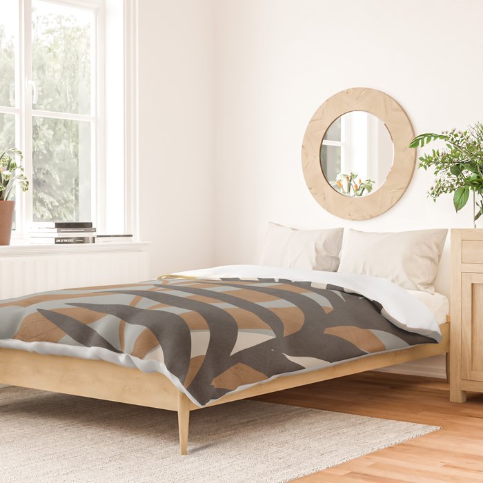 Abstract Tropical Art IV Duvet Cover Gallery Image 2