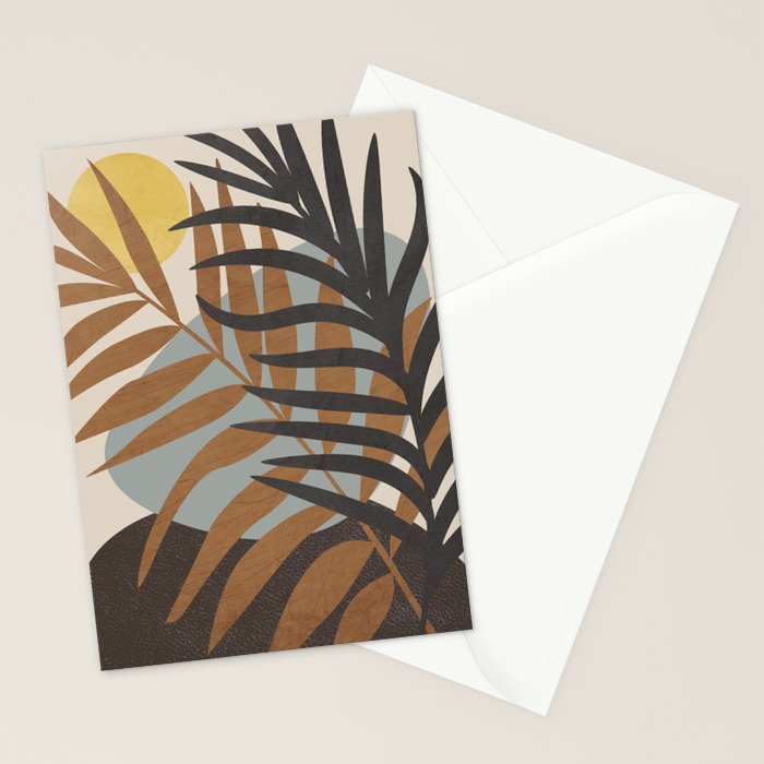 Abstract Tropical Art IV Stationery Card Gallery Image 2