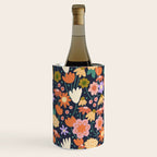 Floral pattern dark Wine Chiller Gallery Image 2