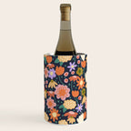 Floral pattern dark Wine Chiller Gallery Image 1