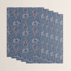 Lobster and crab coastal nostalgia navy Wrapping Paper Gallery Image 3