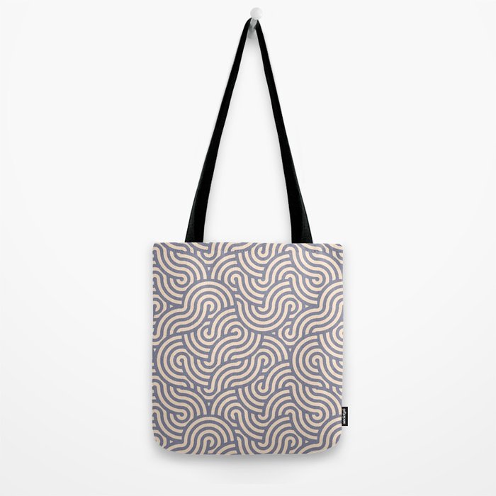 SWIRL Steel and Oat Tote Bag Gallery Image 2