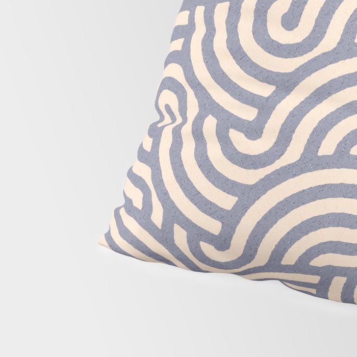 SWIRL Steel and Oat Pillow Sham Gallery Image 4
