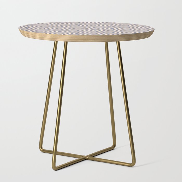 SWIRL Steel and Oat Side Table Gallery Image 1