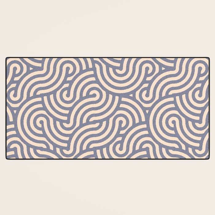 SWIRL Steel and Oat Desk Mat Gallery Image 3