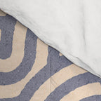 SWIRL Steel and Oat Comforter Gallery Image 4