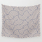 SWIRL Steel and Oat Wall Tapestry Gallery Image 4
