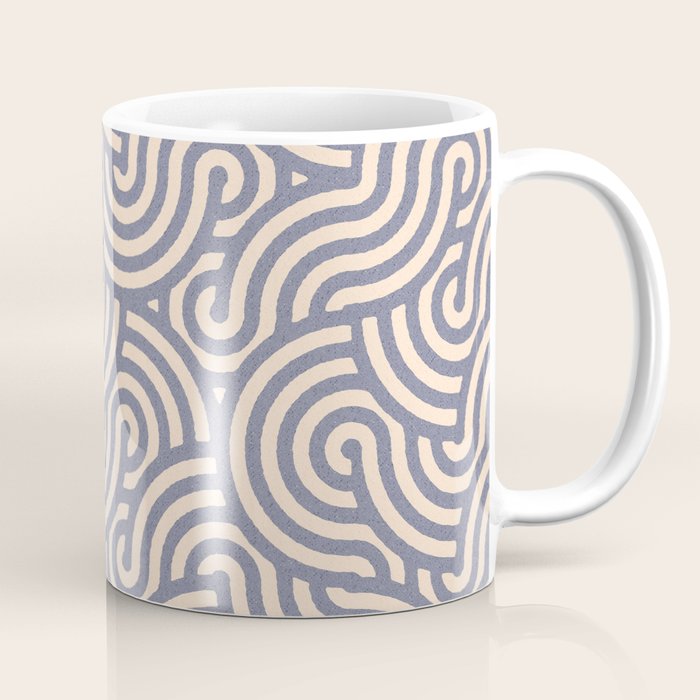 SWIRL Steel and Oat Coffee Mug Gallery Image 1