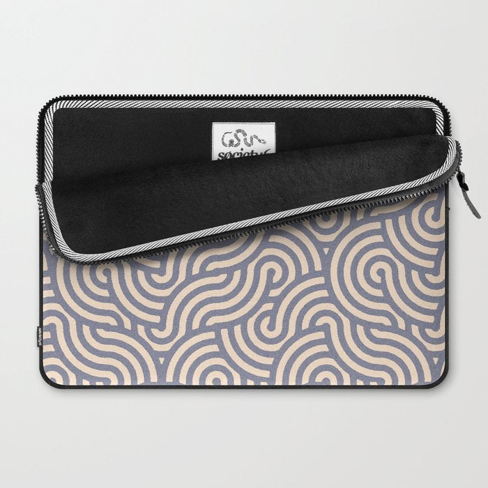 SWIRL Steel and Oat Laptop Sleeve Gallery Image 2