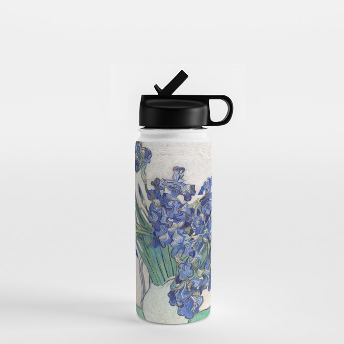 Van Gogh, Irises, 1888 Water Bottle Gallery Image 1