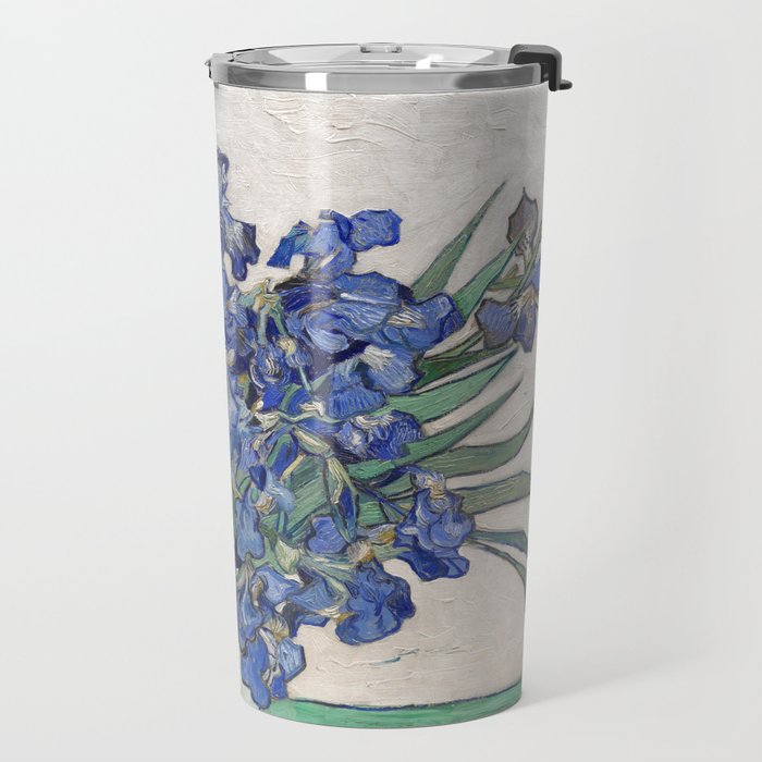 Van Gogh, Irises, 1888 Travel Mug Gallery Image 2