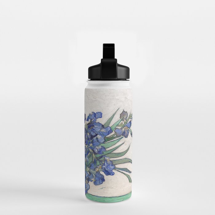 Van Gogh, Irises, 1888 Water Bottle Gallery Image 2