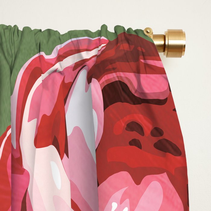 Vase of Flowers 1 Window Curtain Gallery Image 2