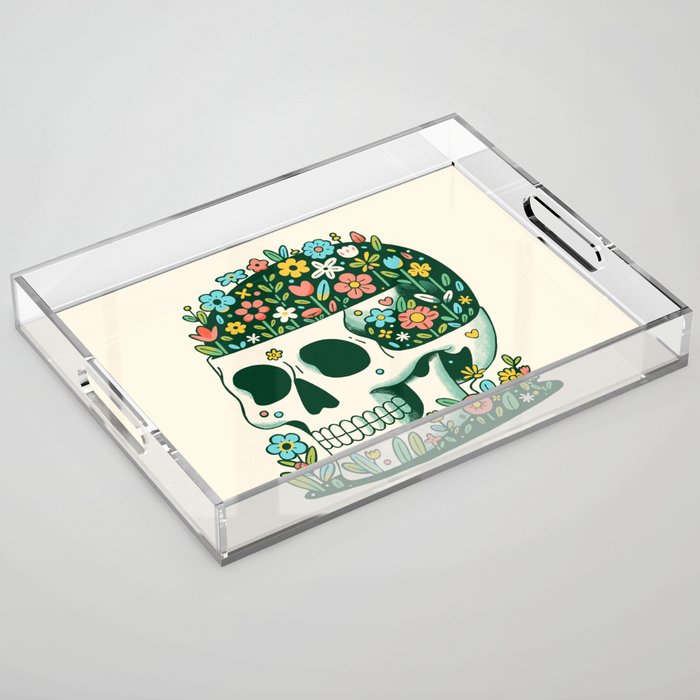 Skull Garden Acrylic Tray Gallery Image 1