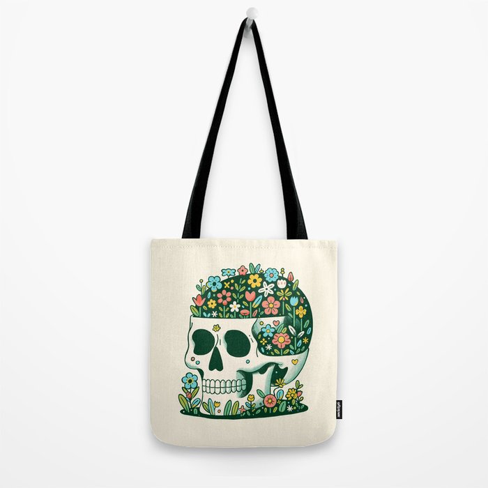 Skull Garden Tote Bag Gallery Image 2