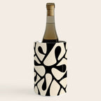 Matisse Inspired Abstract Cut Outs black Wine Chiller Gallery Image 1