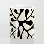Matisse Inspired Abstract Cut Outs black Coffee Mug Gallery Image 4