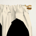 Matisse Inspired Abstract Cut Outs black Window Curtain Gallery Image 2