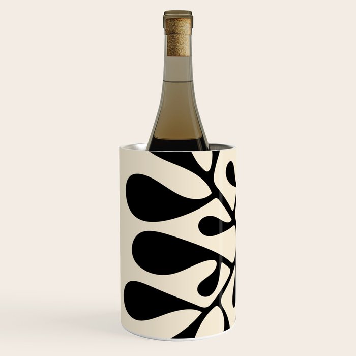 Matisse Inspired Abstract Cut Outs black Wine Chiller Gallery Image 2