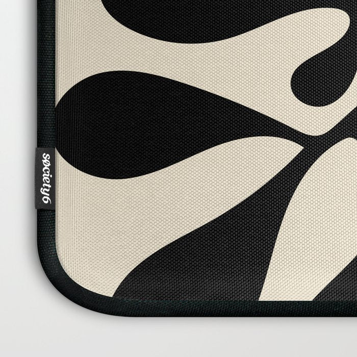 Matisse Inspired Abstract Cut Outs black Laptop Sleeve Gallery Image 3