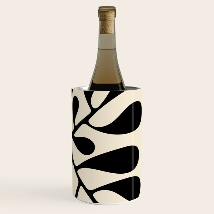 Matisse Inspired Abstract Cut Outs black Wine Chiller Gallery Image 3